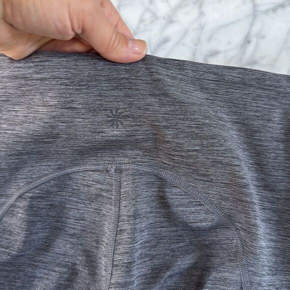 Athleta Ultimate Stash Pocket Capri Leggings Heather Gray Women’s Size Small - Picture 9 of 11